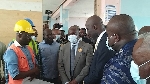 Otumfuo Osei Tutu II visited KATH to inspect the renovation works