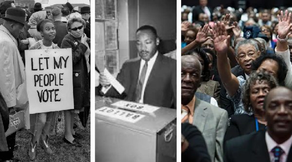 When African Americans got the right to vote - Original photo credits: LiBGuides, Essence