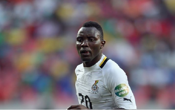 Kwadwo Asamoah started from the bench against Kenya