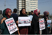 Families of Pakistani hostages protest, demanding government action to secure their loved ones’ rele