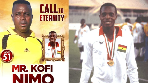 Former Ghana U-17 World Cup-winning defender Kofi Nimo's body has been withheld by Ridge Hospital