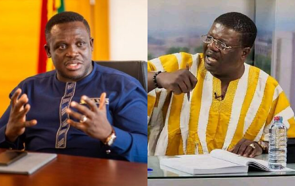 Sam George (L) and Rockson-Nelson Dafeamekpor (R) have both called for review of maximum age limit