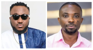 DKB (L) has taken a swipe at Miracles Aboagye (R)
