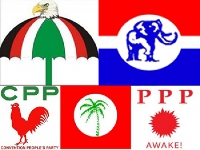 File Photo: Ghana's political parties