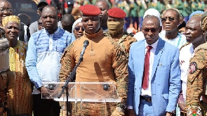 Burkina Faso junta leader Captain Ibrahim Traore  PHOTO | X via CAPITAINE IBRAHIM TRAORÉ