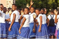 Some students of the Ghana Education Service