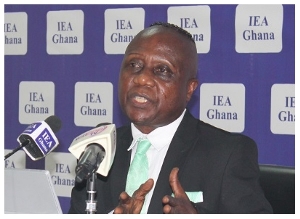 IEA's Director of Research, Dr John Kwabena Kwakye