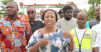 Deputy Minister for Health, Dr Grace Ayensu-Danquah among other dignitaries