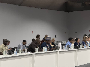Issifu Seidu at the COP30 meeting in Belem, Brazil