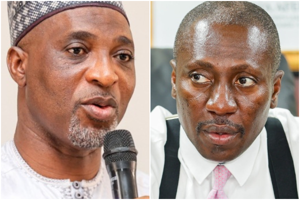 Afenyo-Markin (R) has accused Muntaka (L) of remaining unusually silent