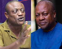 Maurice Ampaw (L) says President Mahama (R) should apologise to Ghanaians