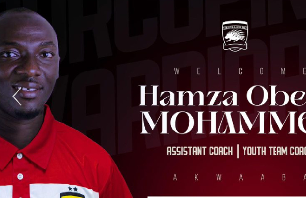 Hamza Obeng is Kotoko's new assistant coach