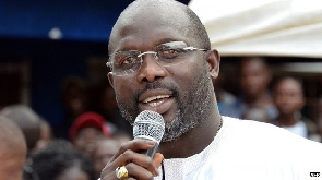Liberian President George Oppong Weah