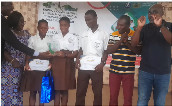 Okuapeman Senior High School’s Automated Winnowing Machine emerged as the winner