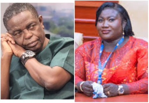 Kwesi Pratt (L) has question how Gloria Owusu (R) got into Parliament