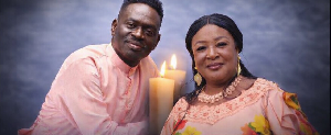 The late gospel legend, Yaw Sarpong and the late Maame Tiwaa