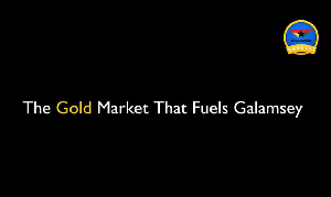 GhanaWeb's investigations showed there is a flood of gold-buying shops at Wassa Akropong
