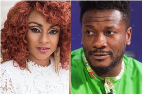 Asamoah Gyan and his ex-wife Gifty