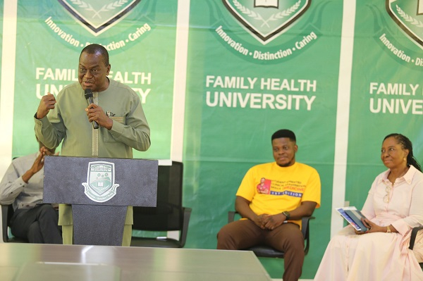 Dr Joseph Adam Dadzie, is an alumnus of Family Health University