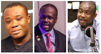 Felix Ofosu Kwakye, Dr Omane Boamah and Solomon Nkansah