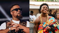Sarkodie (L) applauds IShowSpeed (R) for showcasing Ghana to the world