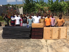 The GNAT chainman onated provisions, mattresses, calculators, and chop boxes to ten students