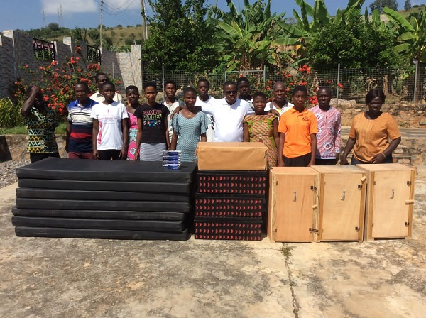 The GNAT chainman onated provisions, mattresses, calculators, and chop boxes to ten students