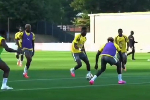 Watch as Partey trains with Black Stars squad ahead of England clash Watch as Partey trains with Black Stars squad ahead of England clash