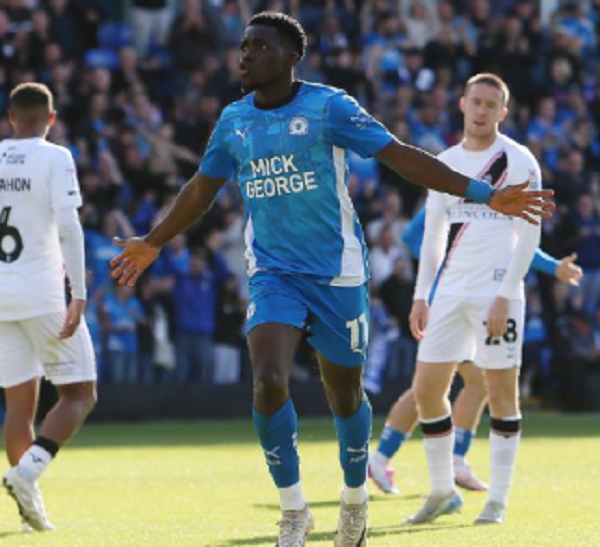 Kwame Poku scores stunner to rescue Peterborough in Lincoln City clash