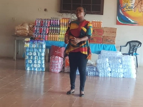 Items donated to the Weija Leprosarium