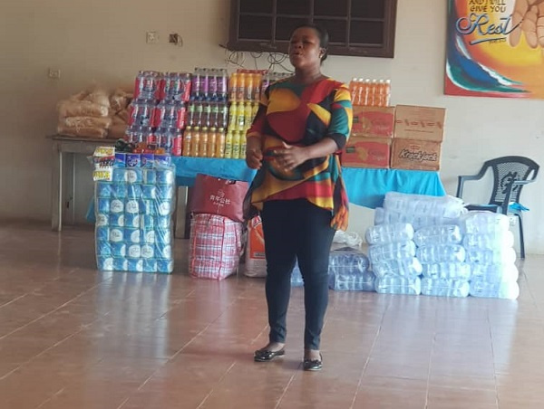 Items donated to the Weija Leprosarium