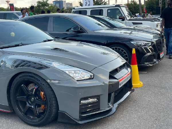 Luxury cars were displayed at the lauch of the Supercar Spectacle