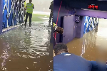 Watch as heavy rain floods Levante dressing rooms ahead of Bilbao clash