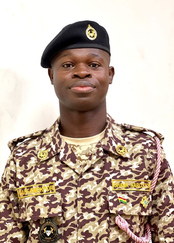 Deo-Donne Dafeamekpor is an Assistant Narcotics Control Officer