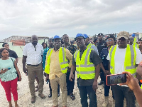 The minister visited the project sites on Thursday, July 18, 2024