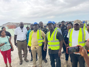 The minister visited the project sites on Thursday, July 18, 2024