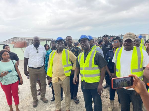 The minister visited the project sites on Thursday, July 18, 2024