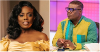 Nana Aba Anamoah (L) has criticised Rockson-Nelson Dafeamekpor (R)