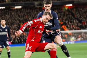 PSV defeated Liverpool 4-1 in the Champions League