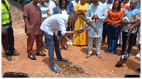 Jerry Ahmed Shaib, has broken ground for the construction of a new emergency block