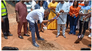 Jerry Ahmed Shaib, has broken ground for the construction of a new emergency block