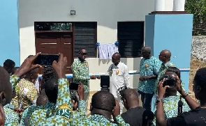 The opening of the ultra-modern toilet facility