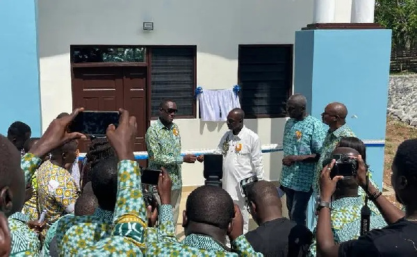 The opening of the ultra-modern toilet facility