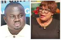 GJA President, Albert Dwumfour and Presidential staffer, Nana Yaa Jantuah