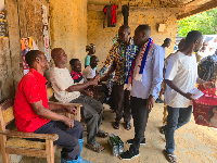 Poku-Adusei aims to express gratitude, listen to concerns, observe project progress