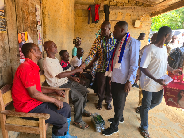 Poku-Adusei aims to express gratitude, listen to concerns, observe project progress