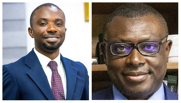 Dennis Miracles Aboagye and Professor Opoku Antwi