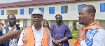 Armah-Kofi Buah inspects new Esiama market complex, expressses happiness over work done