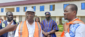 Buah inspects 80% complete Esiama Market Complex in Ellembelle
