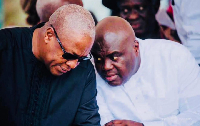 President John Mahama and Julius Debrah